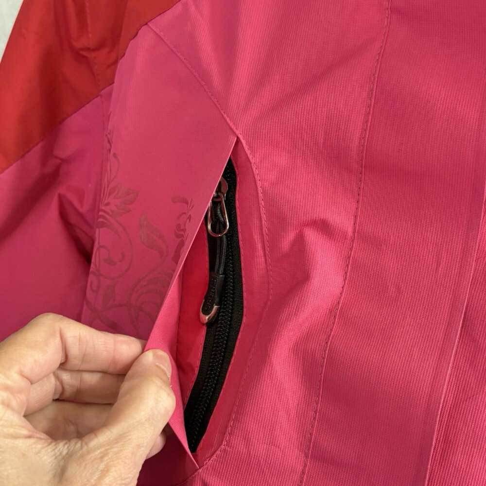 THE NORTH FACE Girls Summit Series Rain Jacket Dry Vent Sz XL Pink c-90 - Picture 7 of 16